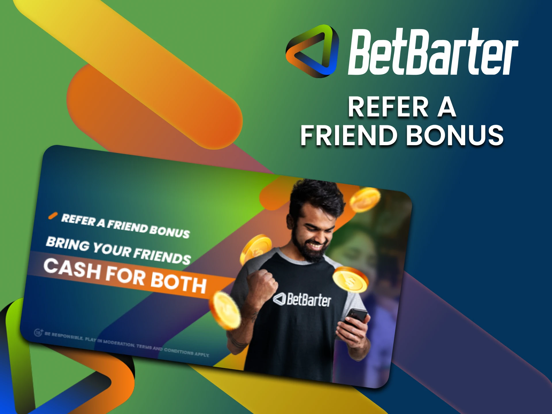 BetBarter gives a bonus for invitation.