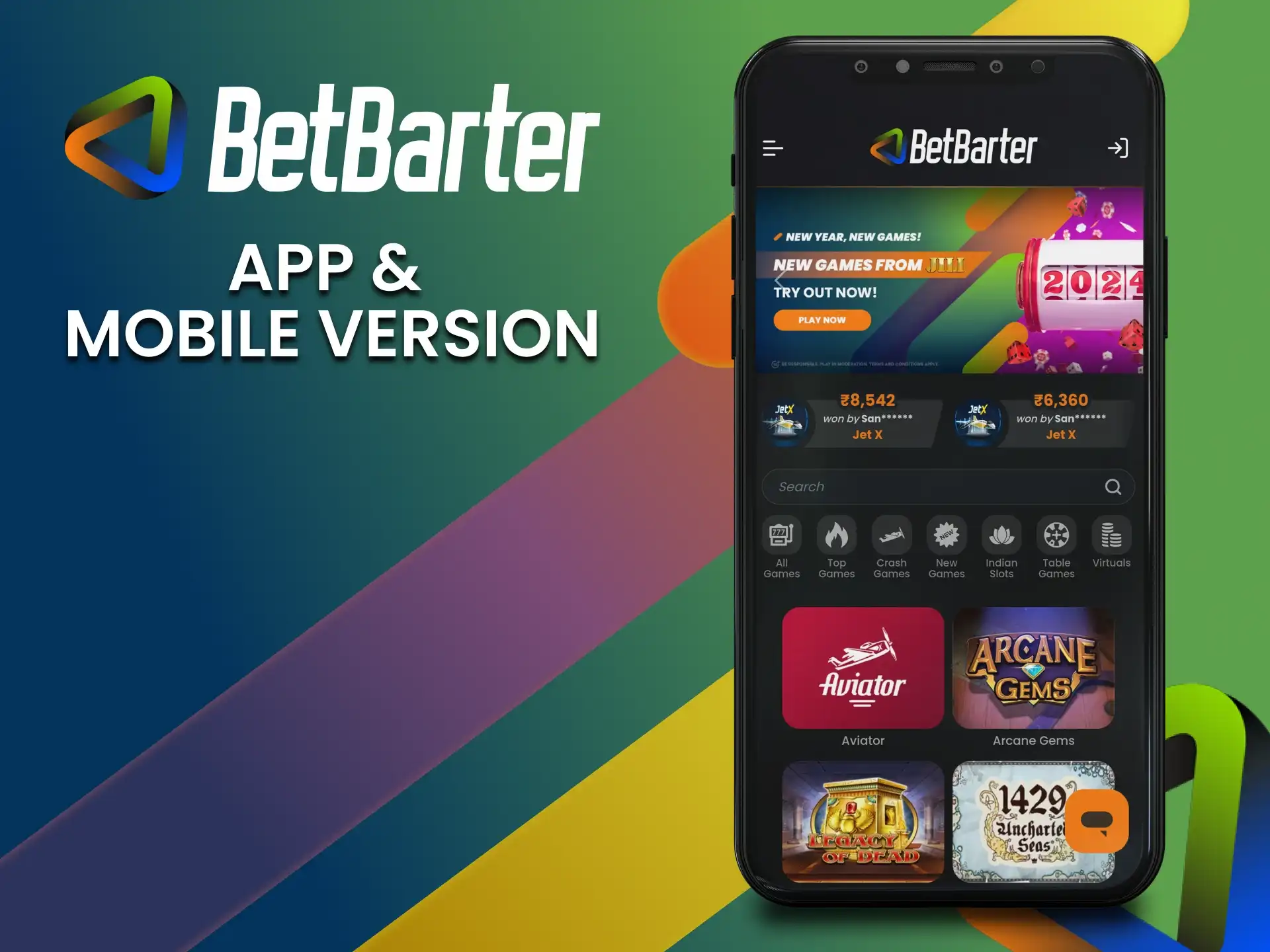 You can easily understand the difference between the BetBarter app and website.